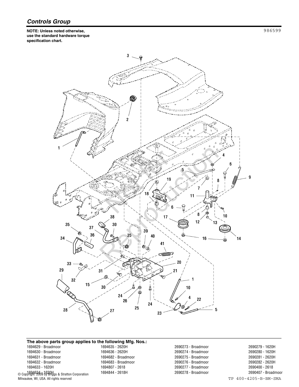 Not for reproduction | Briggs & Stratton Broadmoor User Manual | Page 24 / 96