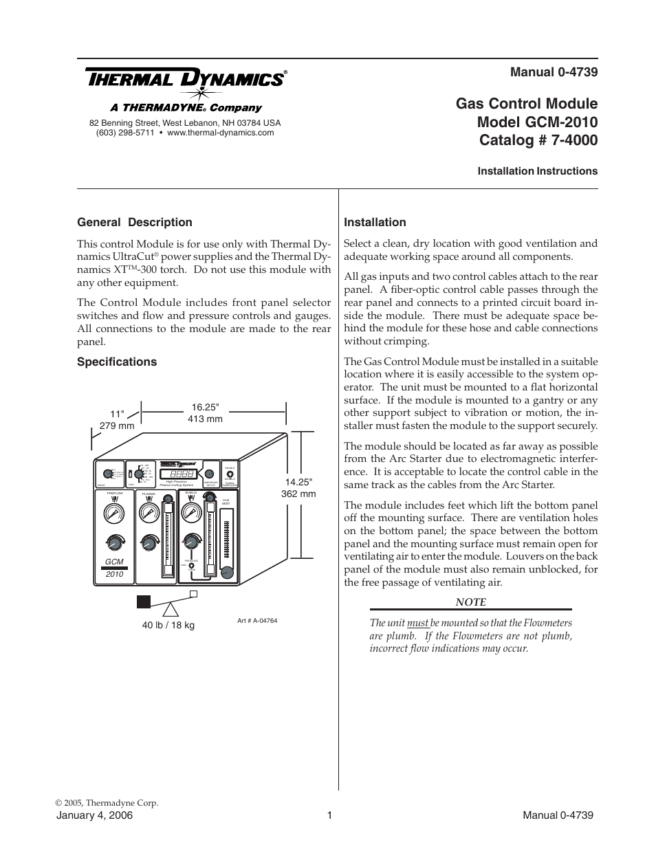 Tweco 7-4000 User Manual | 4 pages