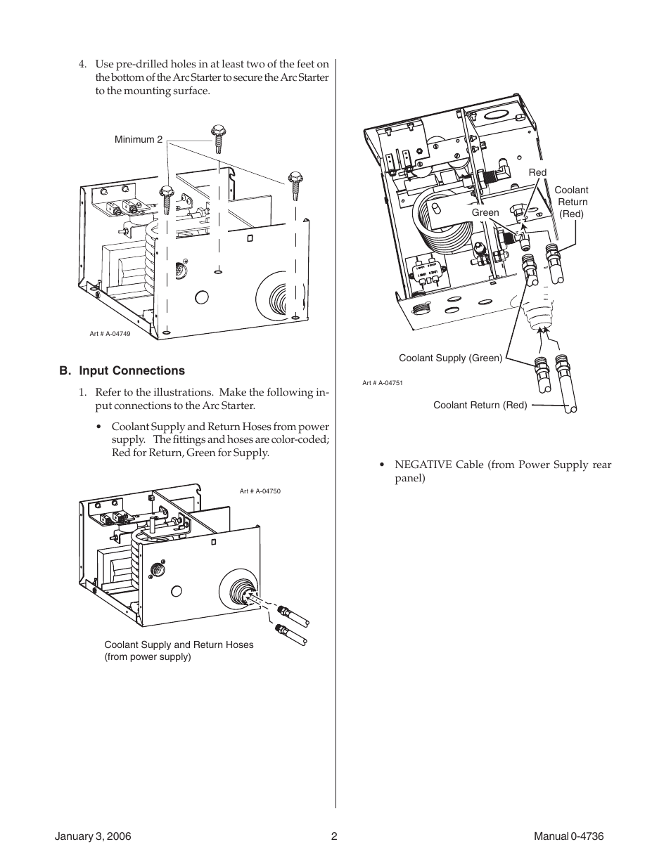 Tweco RAS-1000 Remote Arc Starter User Manual | Page 2 / 6