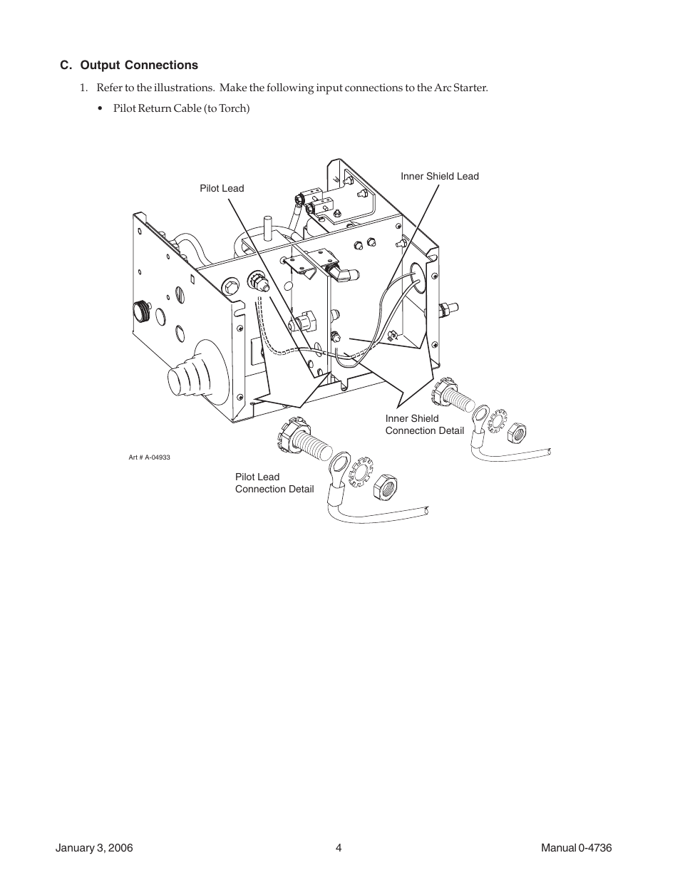 Tweco RAS-1000 Remote Arc Starter User Manual | Page 4 / 6