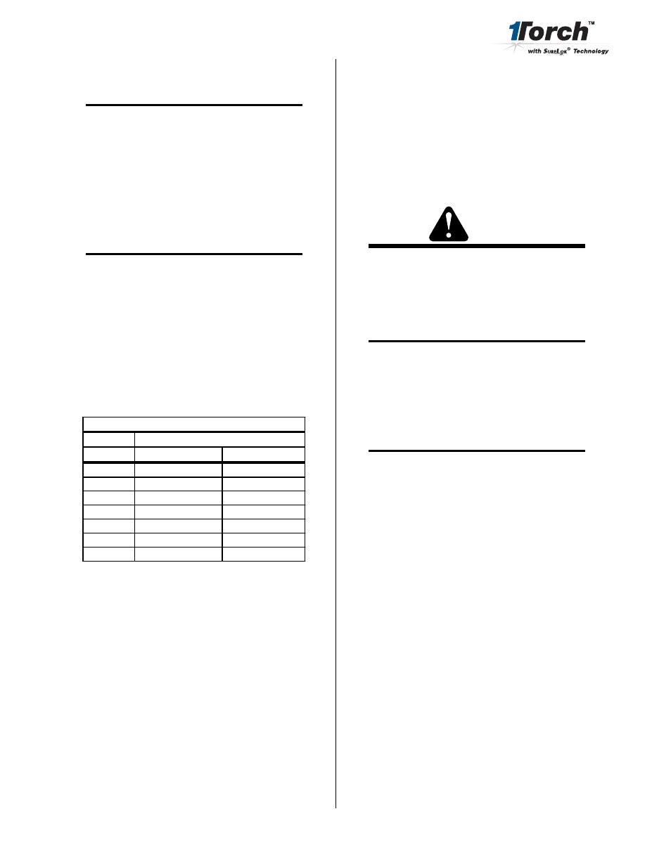 Common operating faults | Tweco SL100 RPT User Manual | Page 4 / 14