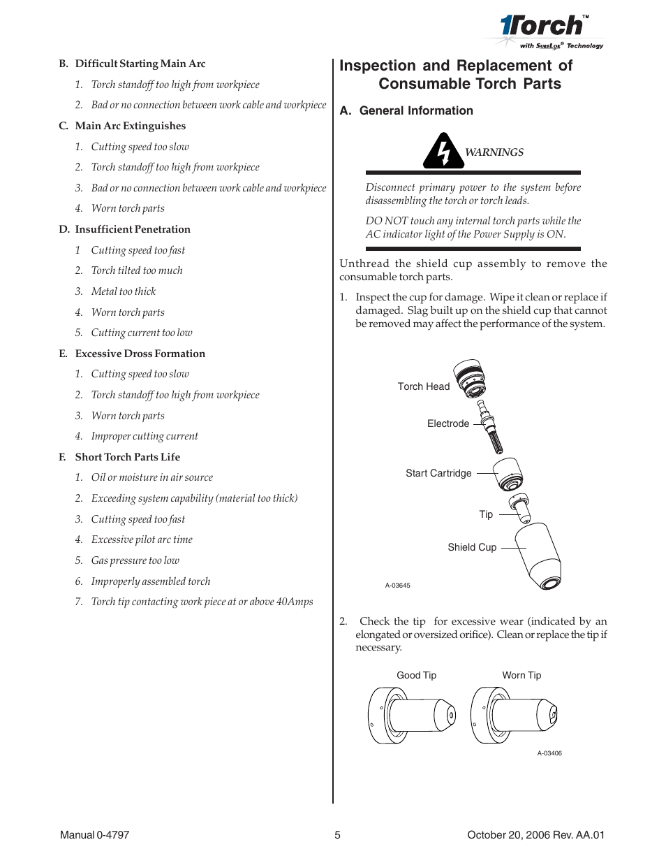 Tweco SL80 Plasma Cutting User Manual | Page 5 / 11