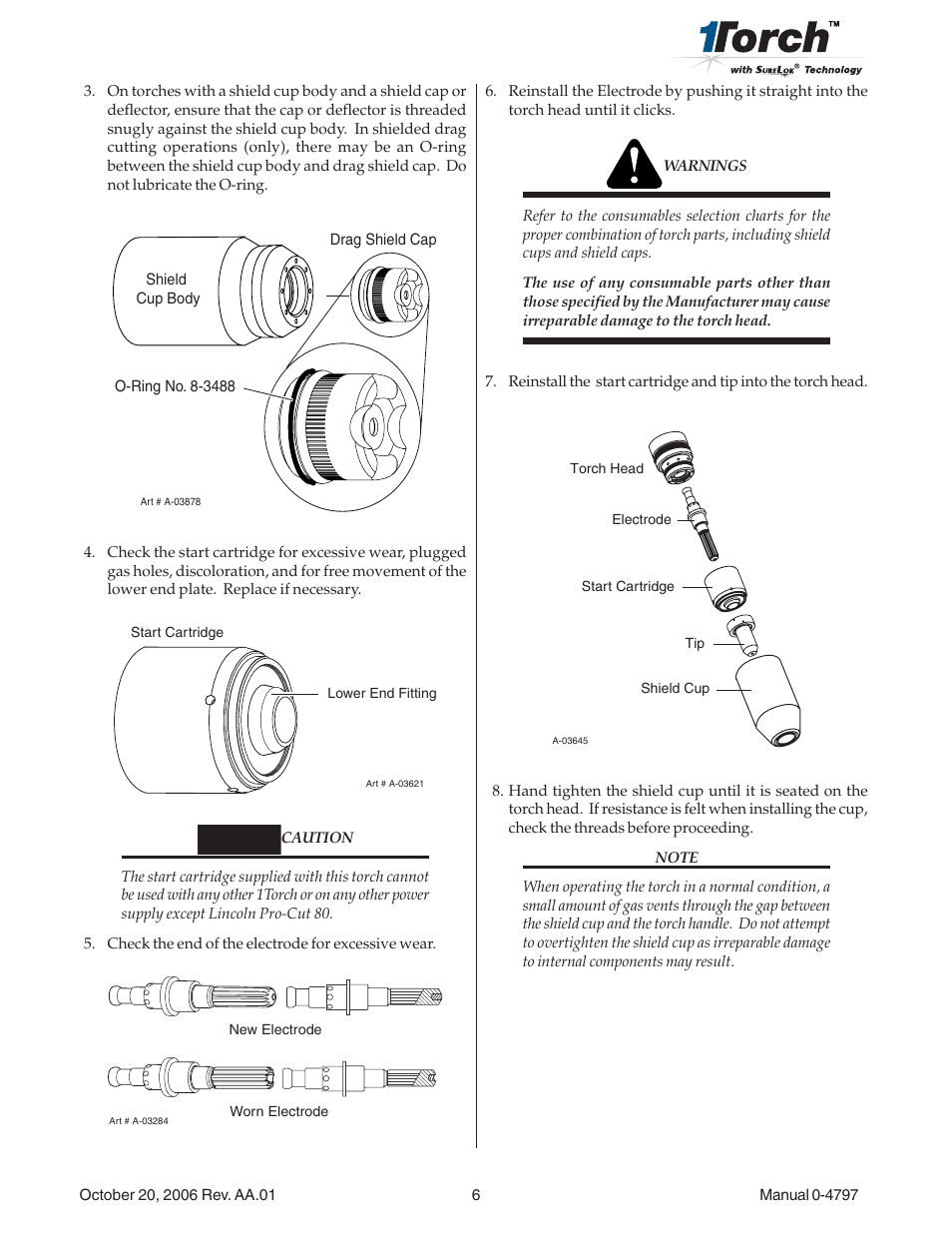 Tweco SL80 Plasma Cutting User Manual | Page 6 / 11