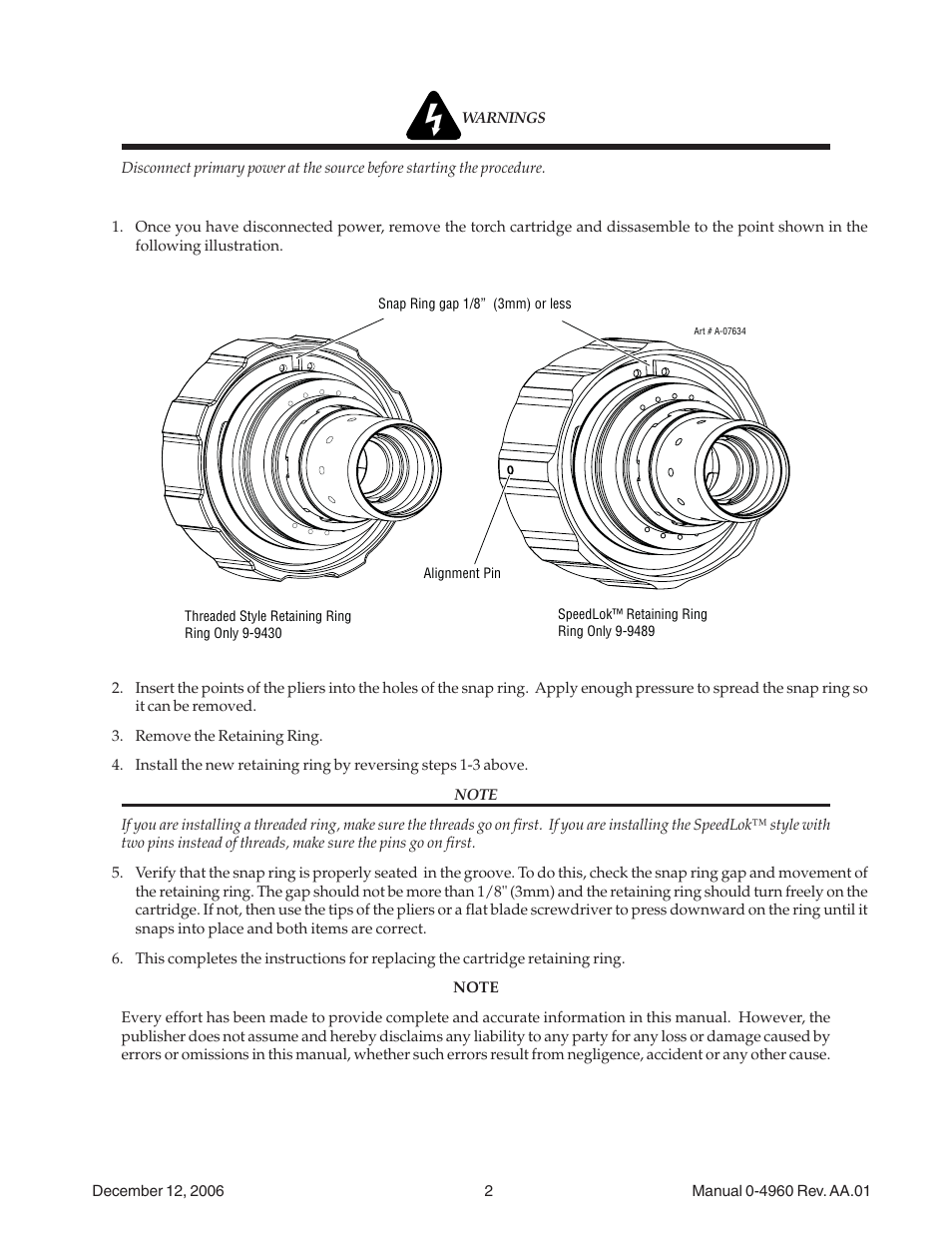 Tweco 9-9489 User Manual | Page 2 / 2