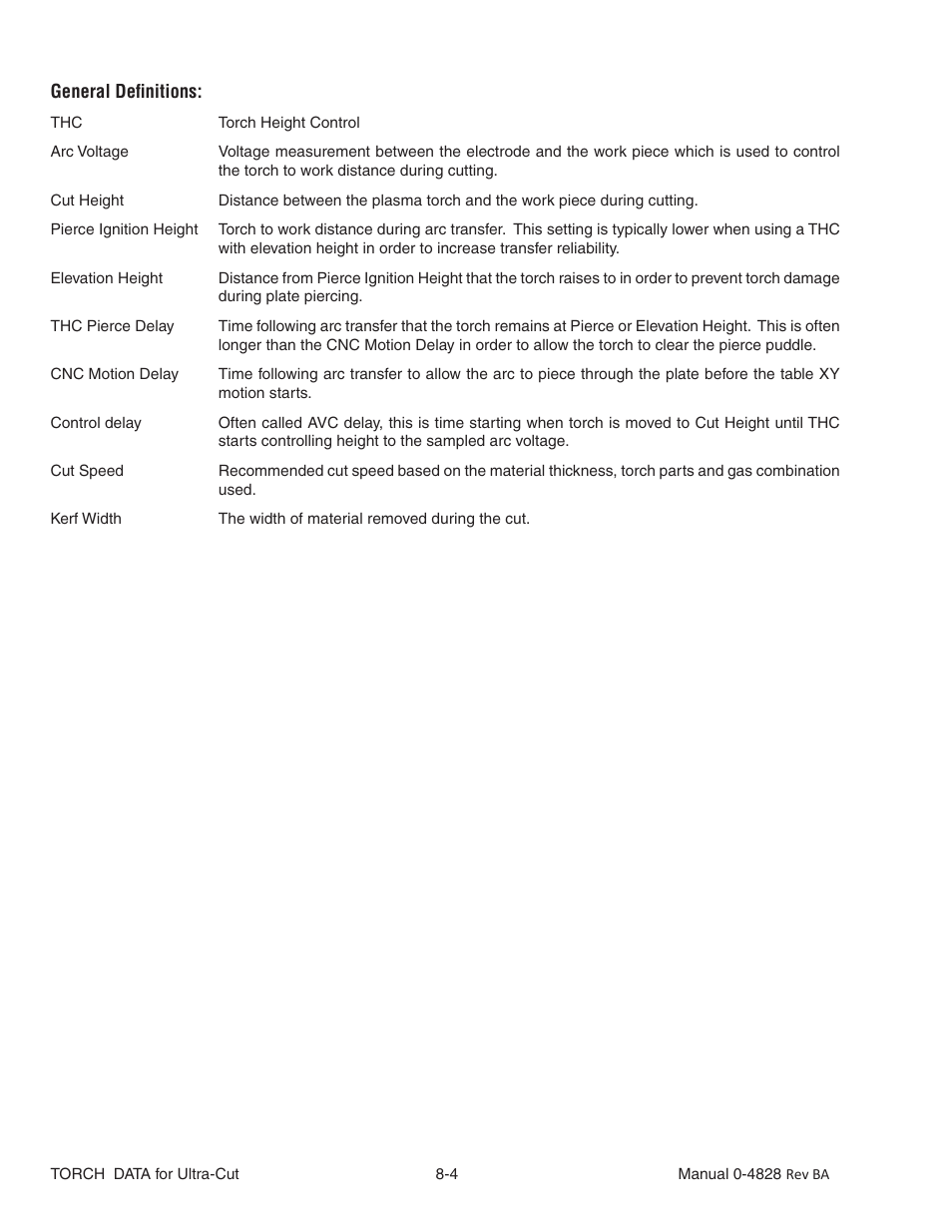 Tweco Ultra-Cut Torch Data User Manual | Page 4 / 92