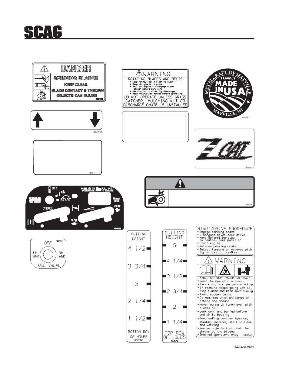 Heavy-duty commercial, Warning | Briggs & Stratton SZC User Manual | Page 64 / 109
