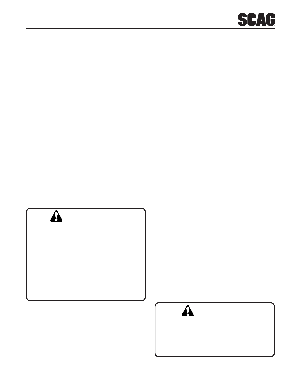Warning | Briggs & Stratton SZC User Manual | Page 9 / 109