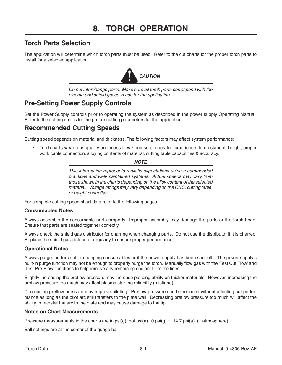 Tweco XT 301 Torch User Manual | 28 pages