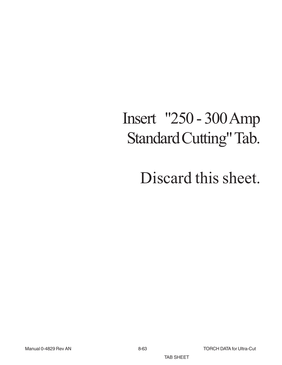 Tweco XT-300 Torch for OEM UC-300 User Manual | Page 61 / 90