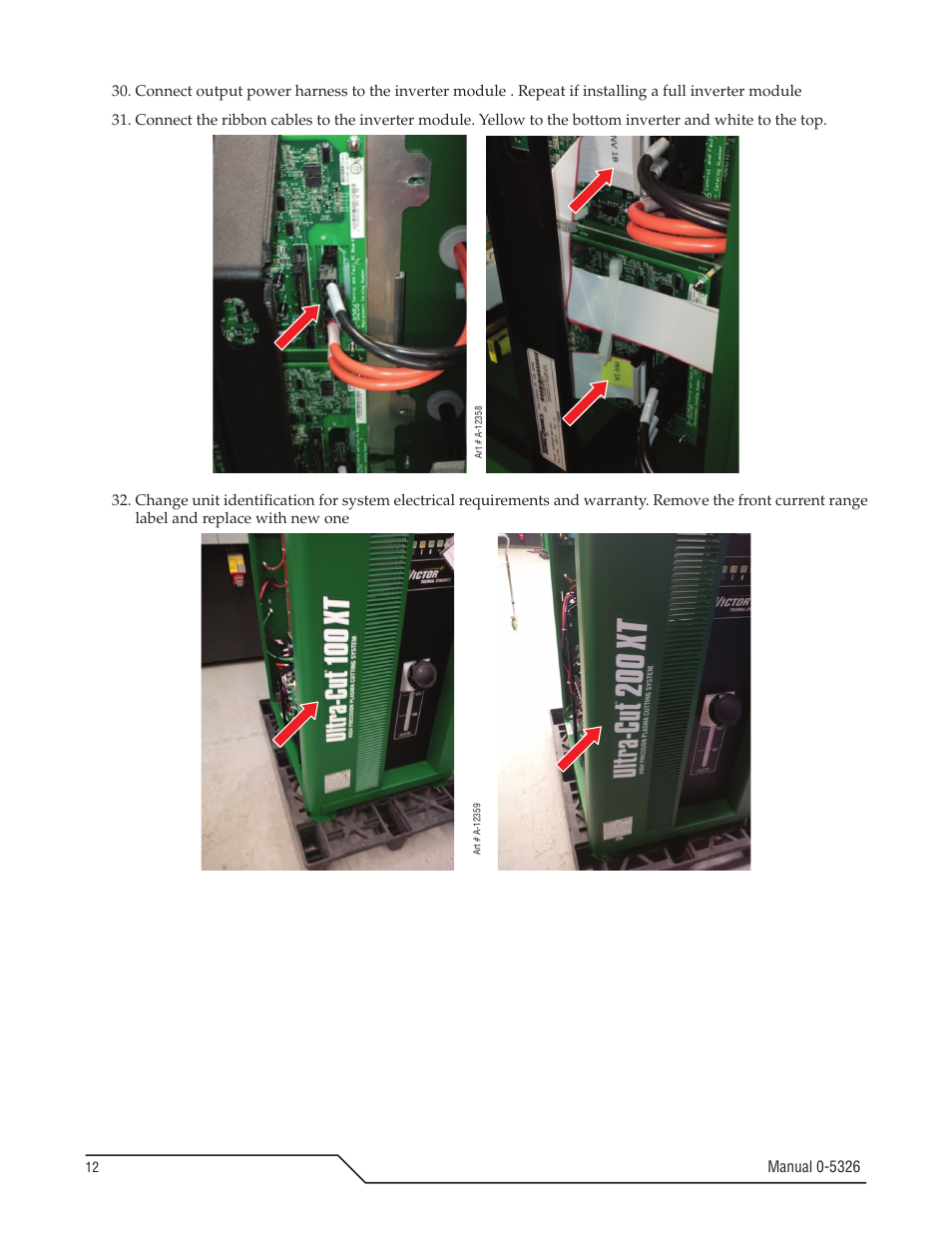 Tweco Victor Thermal Dynamics Power Module Upgrade Kit User Manual | Page 12 / 16