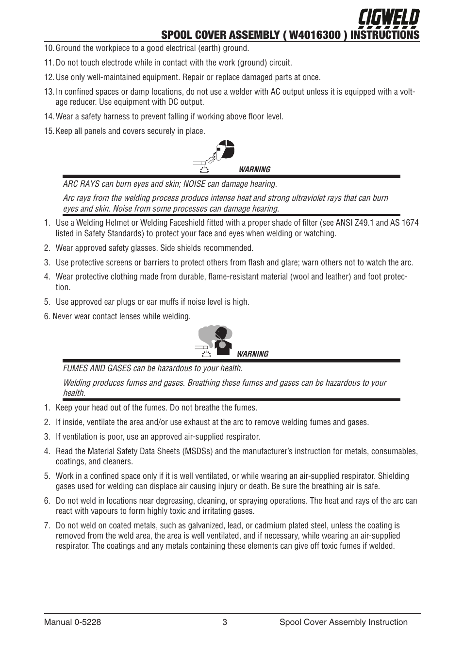 Tweco W4016300 User Manual | Page 3 / 16
