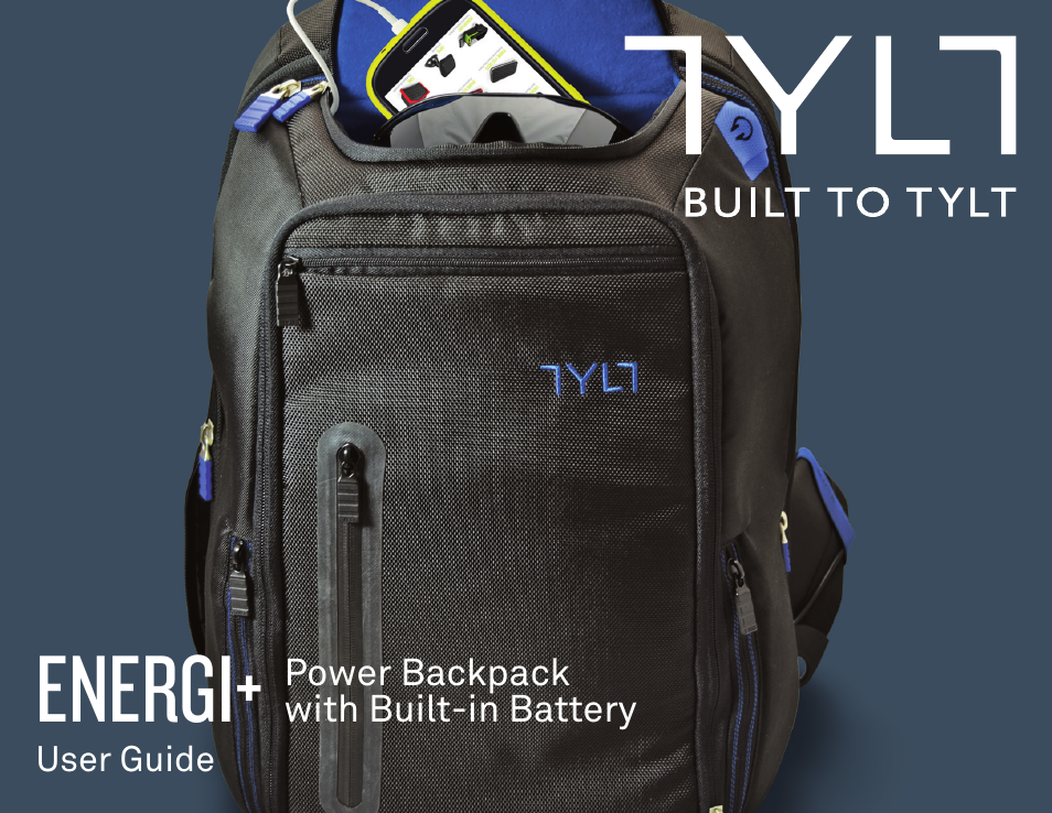 TYLT ENERGI+ BACKPACK User Manual | 25 pages