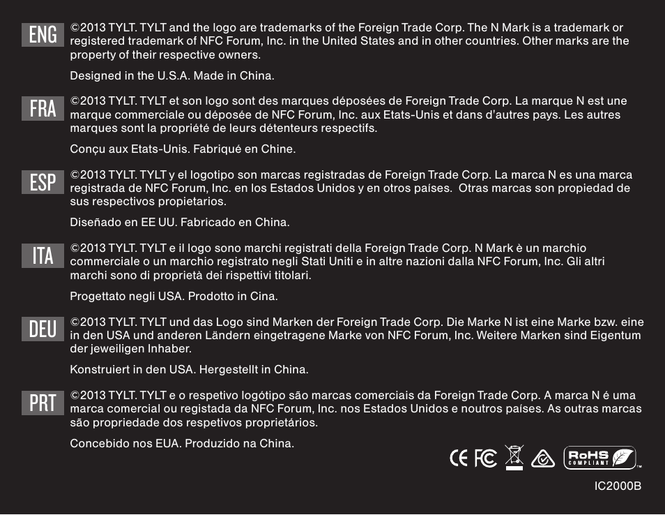 TYLT ENERGI+ BACKPACK User Manual | Page 25 / 25