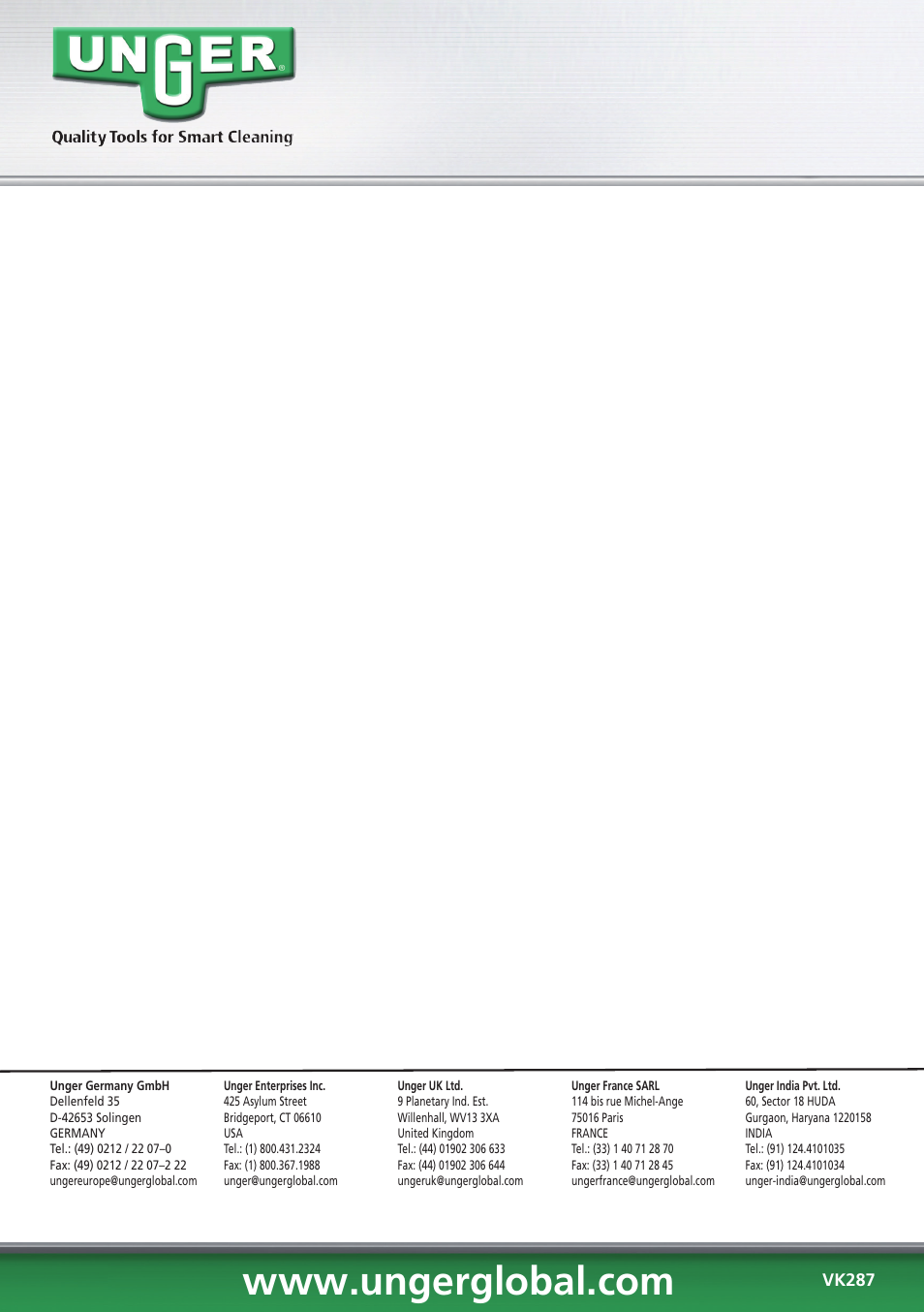 Unger DI140 User Manual | Page 28 / 28