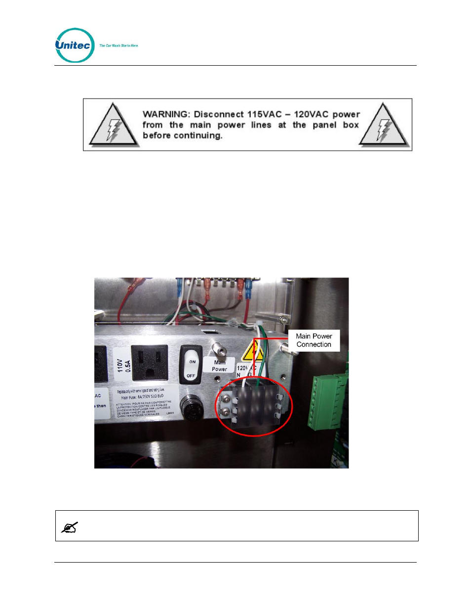 2 connecting power, Connecting power, Figure 5. neutral - ground – line connections | Unitec C-Start Installation Manual User Manual | Page 12 / 24