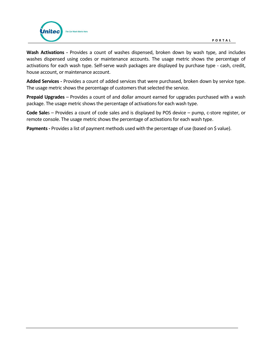 Unitec Portal Owner’s Manual User Manual | Page 46 / 105