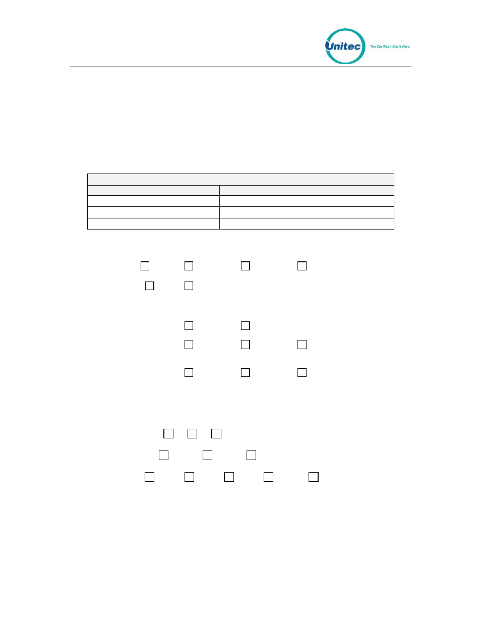 Cash configuration | Unitec Portal 2 To 3 Upgrade Path User Manual | Page 4 / 4