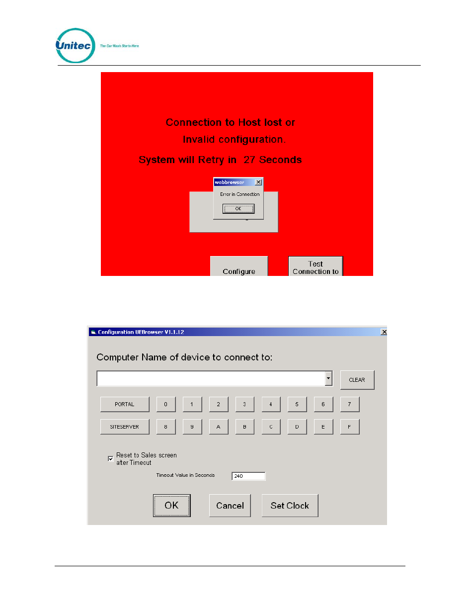 Unitec Portal Console User Manual | Page 10 / 19