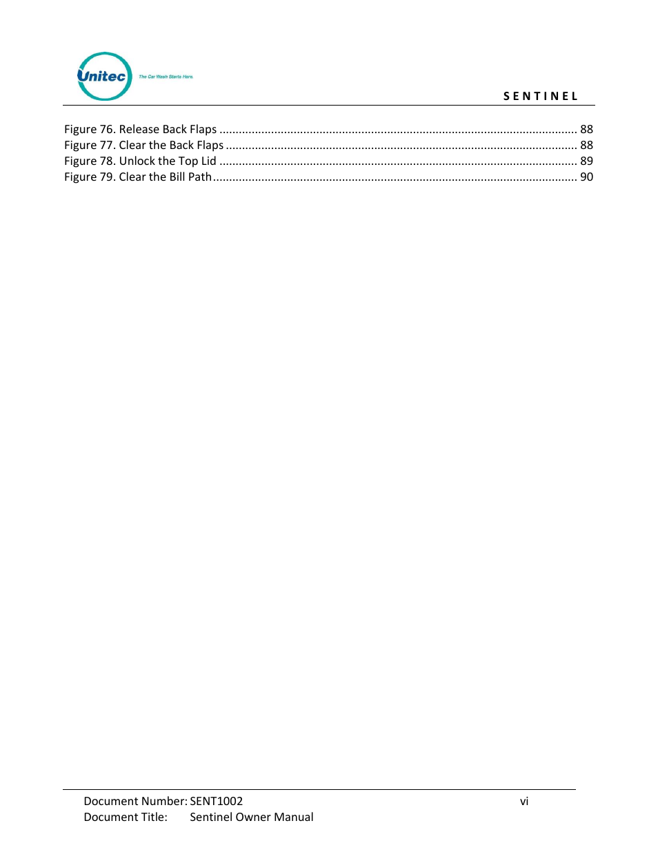 Unitec Sentine Owner’s Manual User Manual | Page 10 / 100