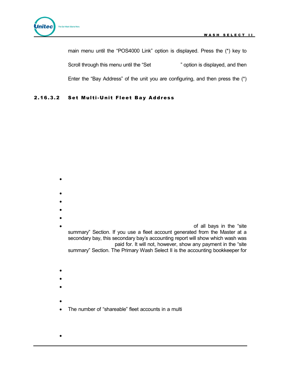 Unitec Wash Select II POS Owner’s Manual User Manual | Page 110 / 214