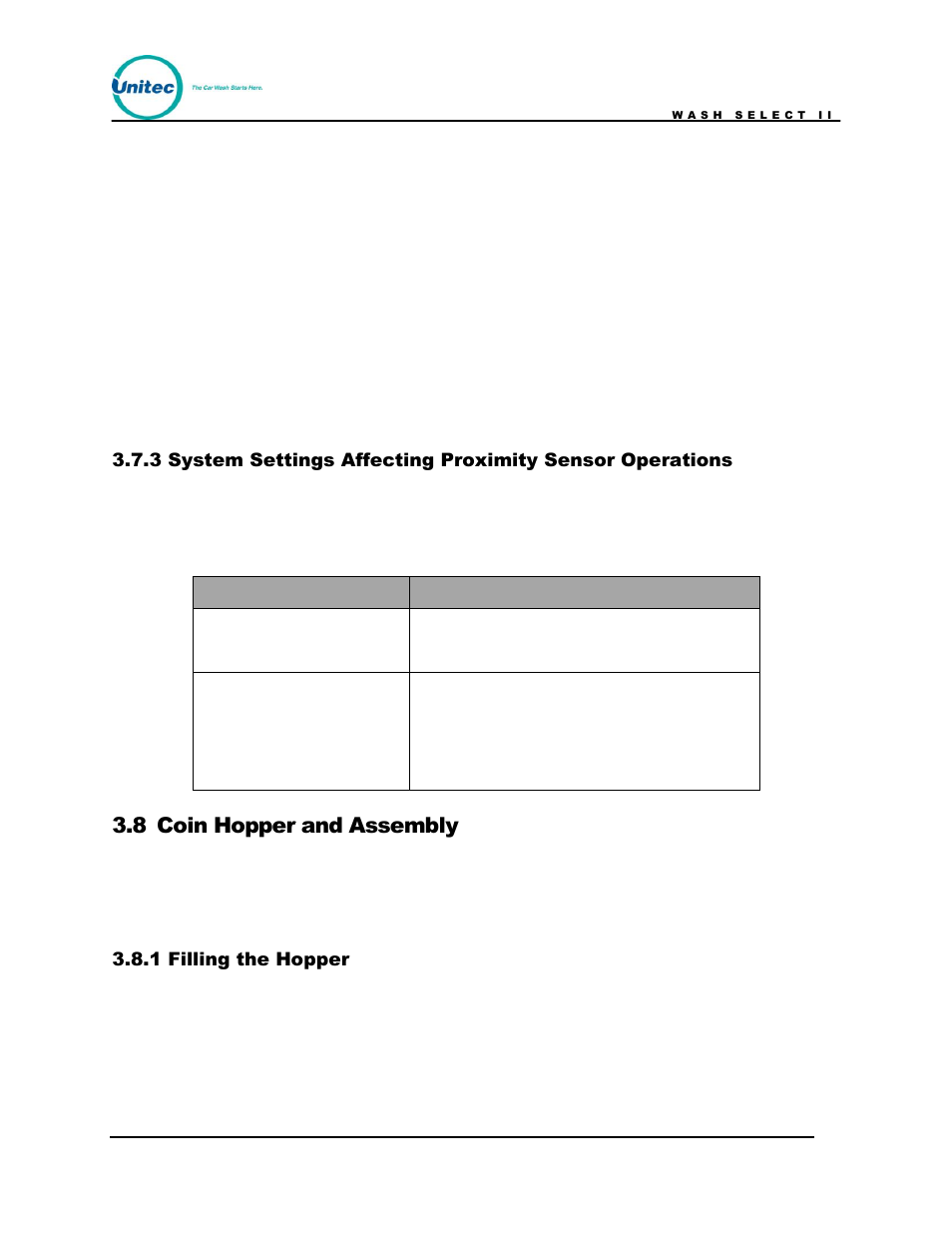 Coin hopper and assembly, Filling the hopper, 8 coin hopper and assembly | Unitec Wash Select II POS Owner’s Manual User Manual | Page 148 / 214