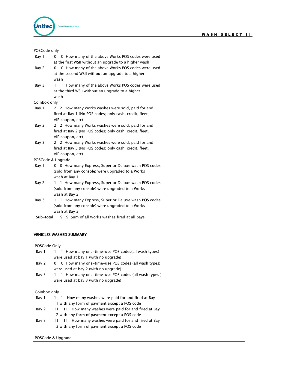 Unitec Wash Select II POS Owner’s Manual User Manual | Page 169 / 214