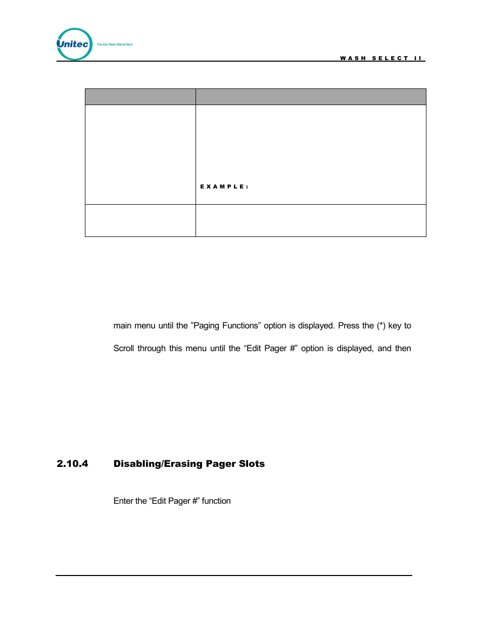 Unitec Wash Select II POS Owner’s Manual User Manual | Page 81 / 214