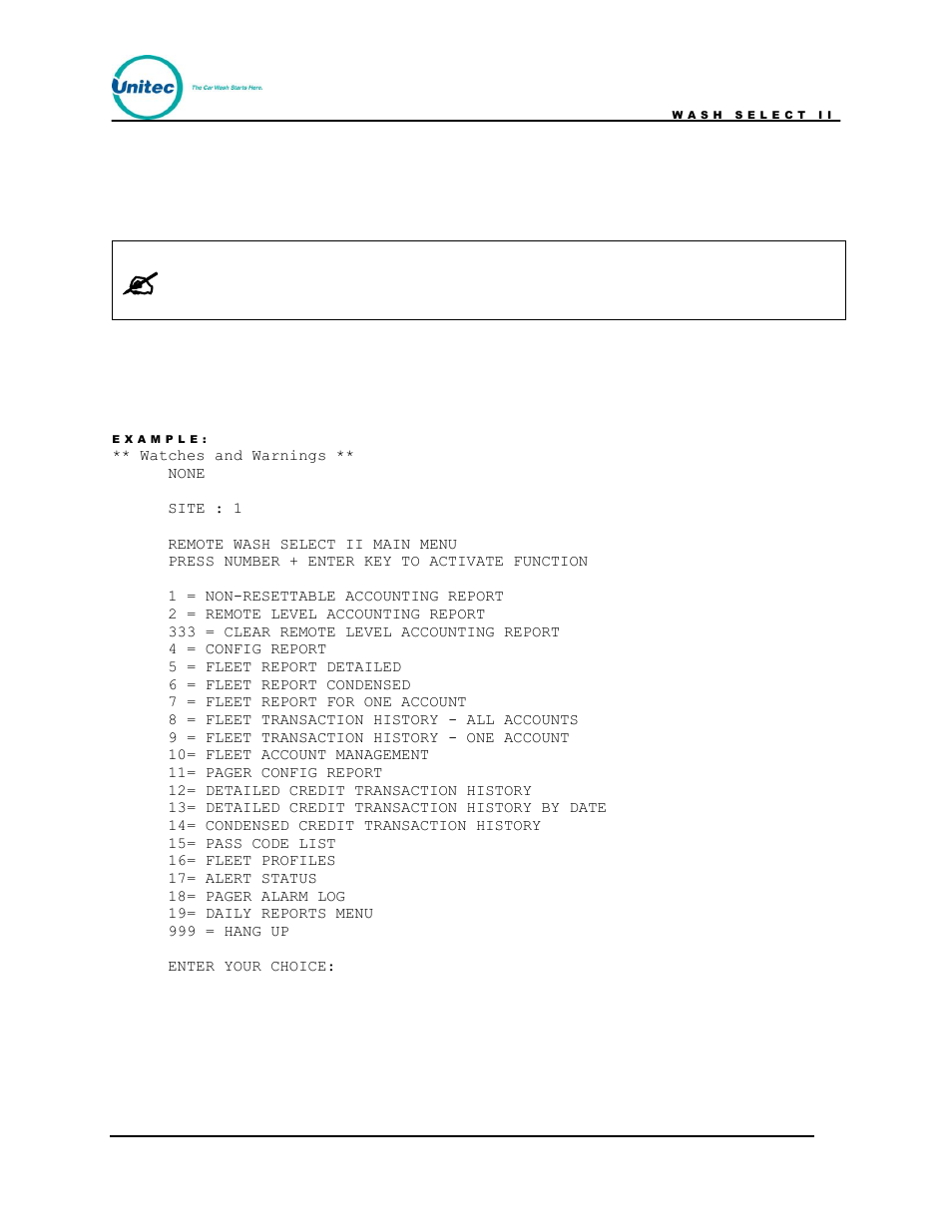 Unitec Wash Select II POS Owner’s Manual User Manual | Page 94 / 214