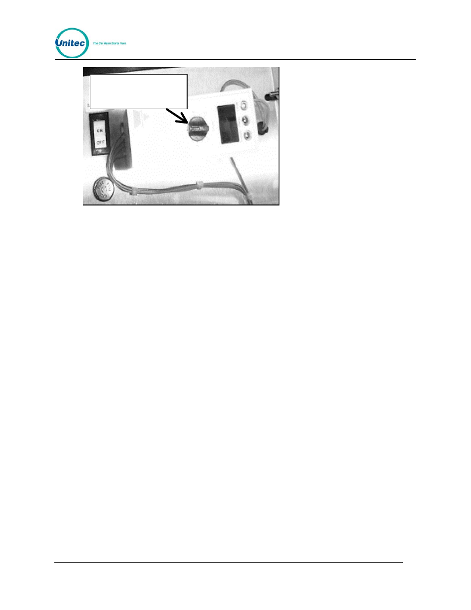 Adjusting sensitivity with the 100% range setting, Figure 22. proximity sensor power block | Unitec Wash Select II With WashPay Integration Operations Manual User Manual | Page 82 / 125