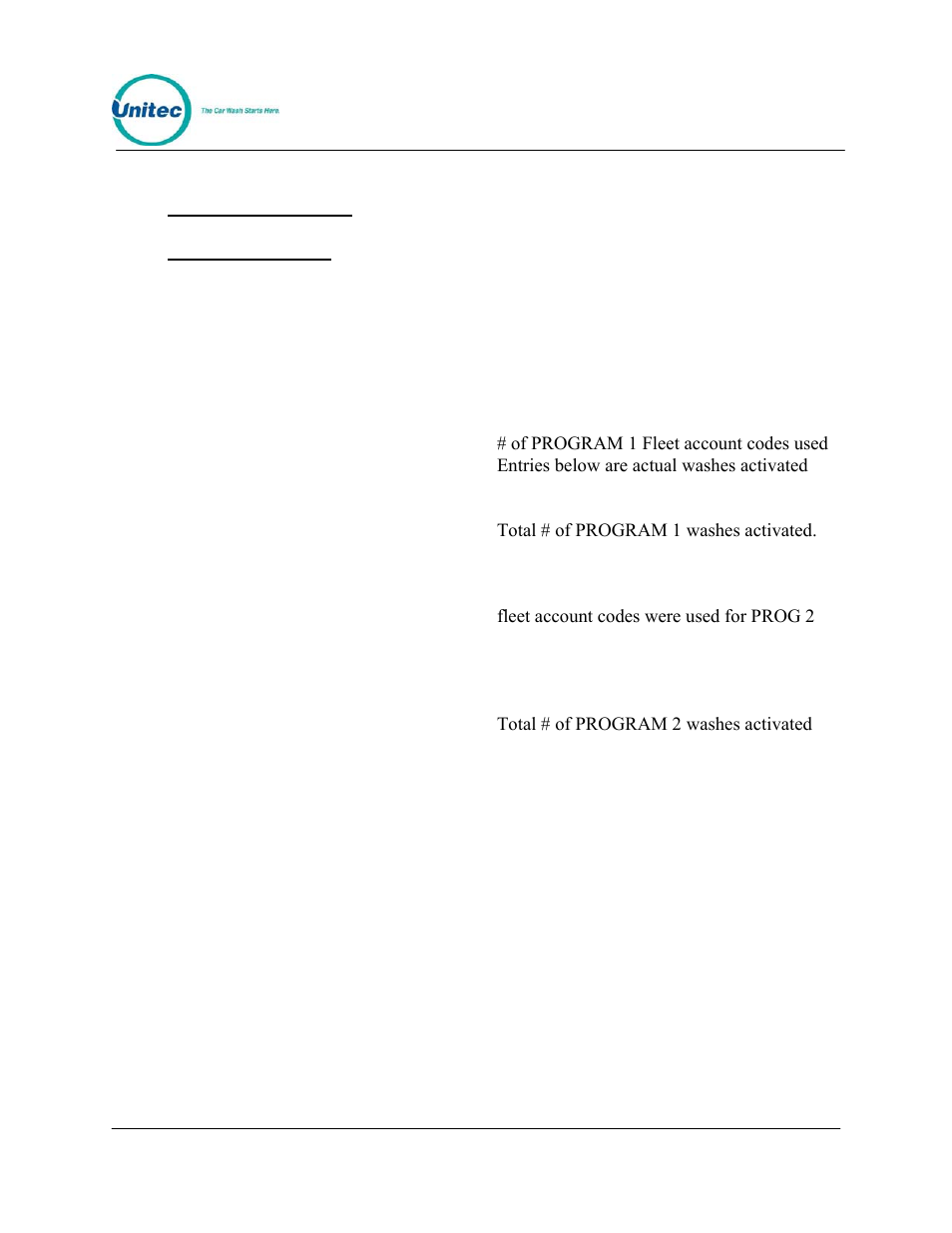 Sample report | Unitec POS4000/V2 User Manual | Page 125 / 172