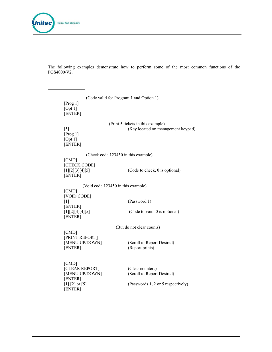 Unitec POS4000/V2 User Manual | Page 168 / 172