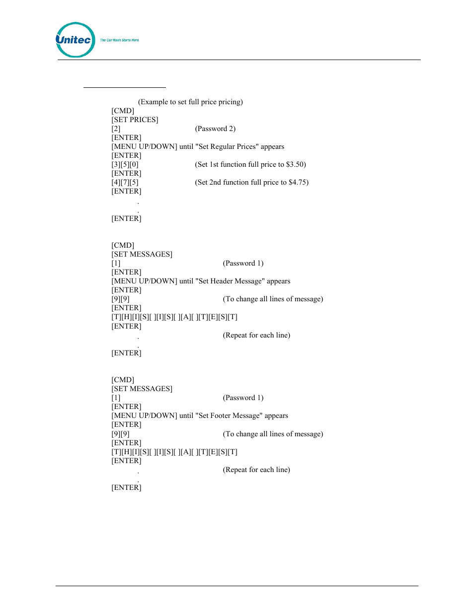 Unitec POS4000/V2 User Manual | Page 169 / 172