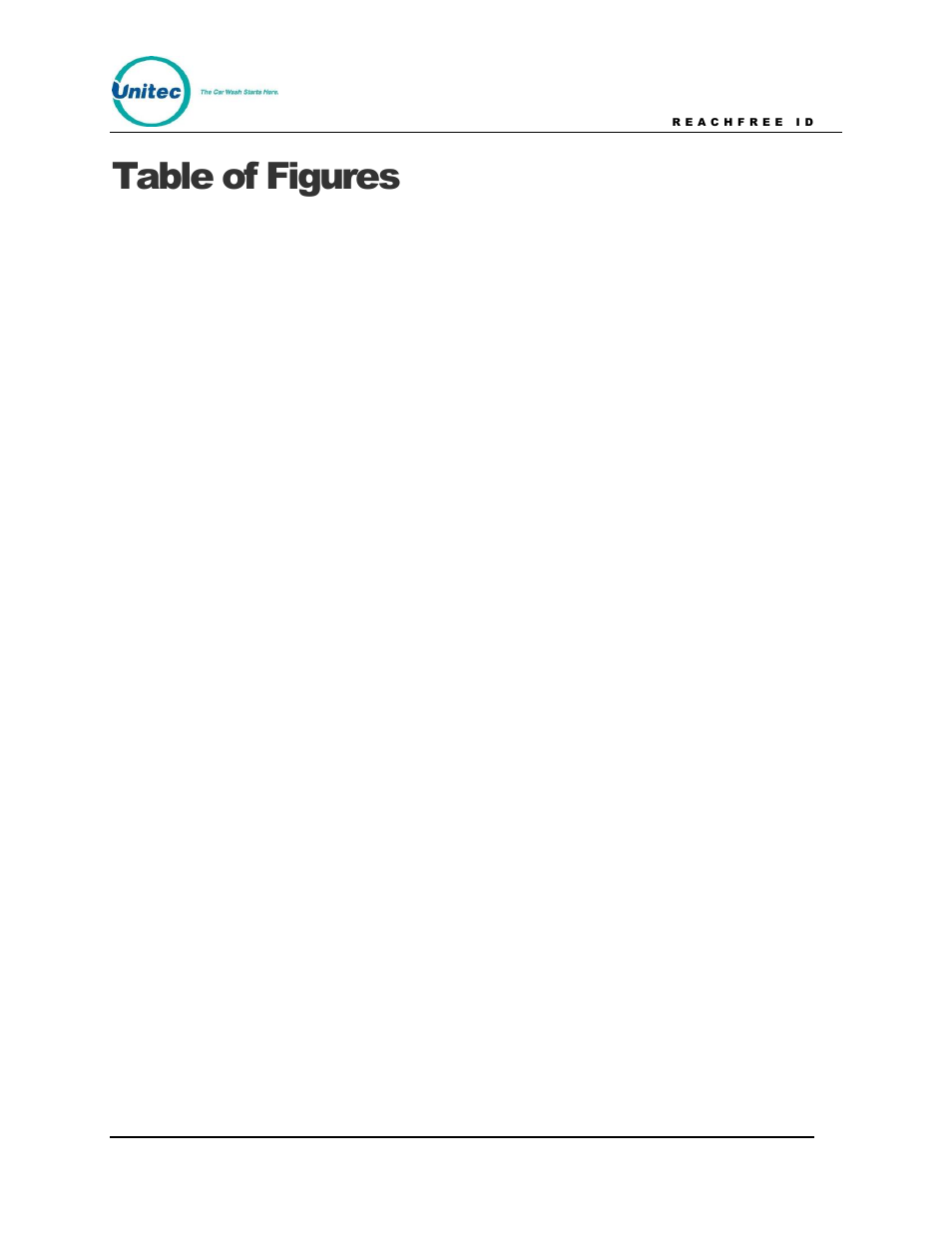 Table of figures | Unitec ReachFree ID for C-Start User Manual | Page 4 / 22