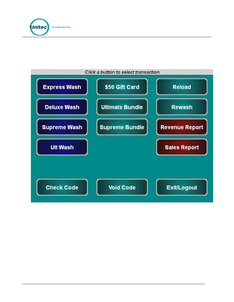3 sales, Sales, Figure 18. sales screen | Unitec WashPay User Manual | Page 34 / 46
