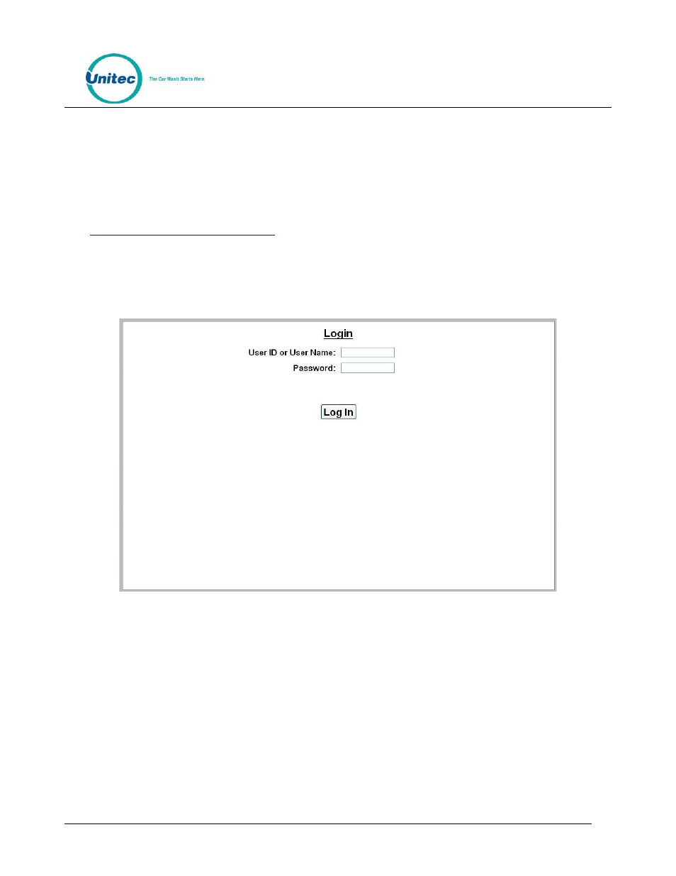 1 system management, System management, Figure 1. login screen | Unitec WashPay User Manual | Page 9 / 46