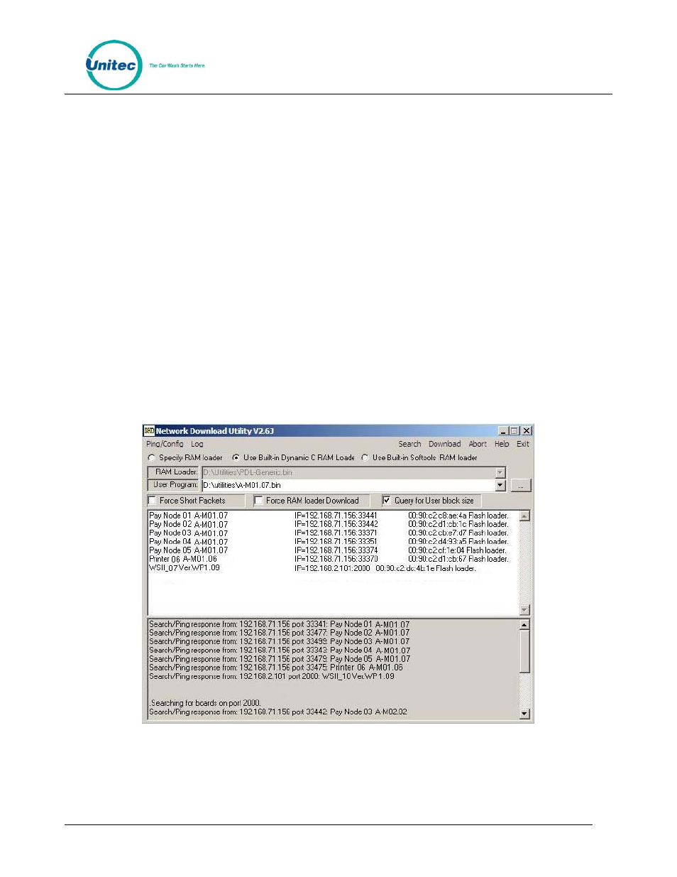 1 updating the paynodes, Downloading software updates, Updating the paynodes | Figure 1. paynode update utility, 2 downloading software updates | Unitec WashPay Gen 1 to Gen 2 Upgrade User Manual | Page 6 / 13