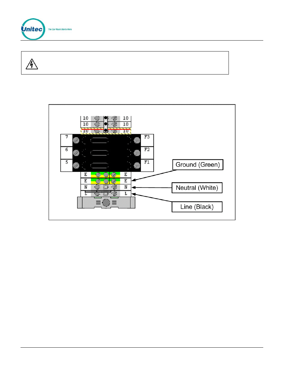 Gate controller power, Figure 4. wire the ac power to the gate controller | Unitec CAME Wiring User Manual | Page 10 / 24