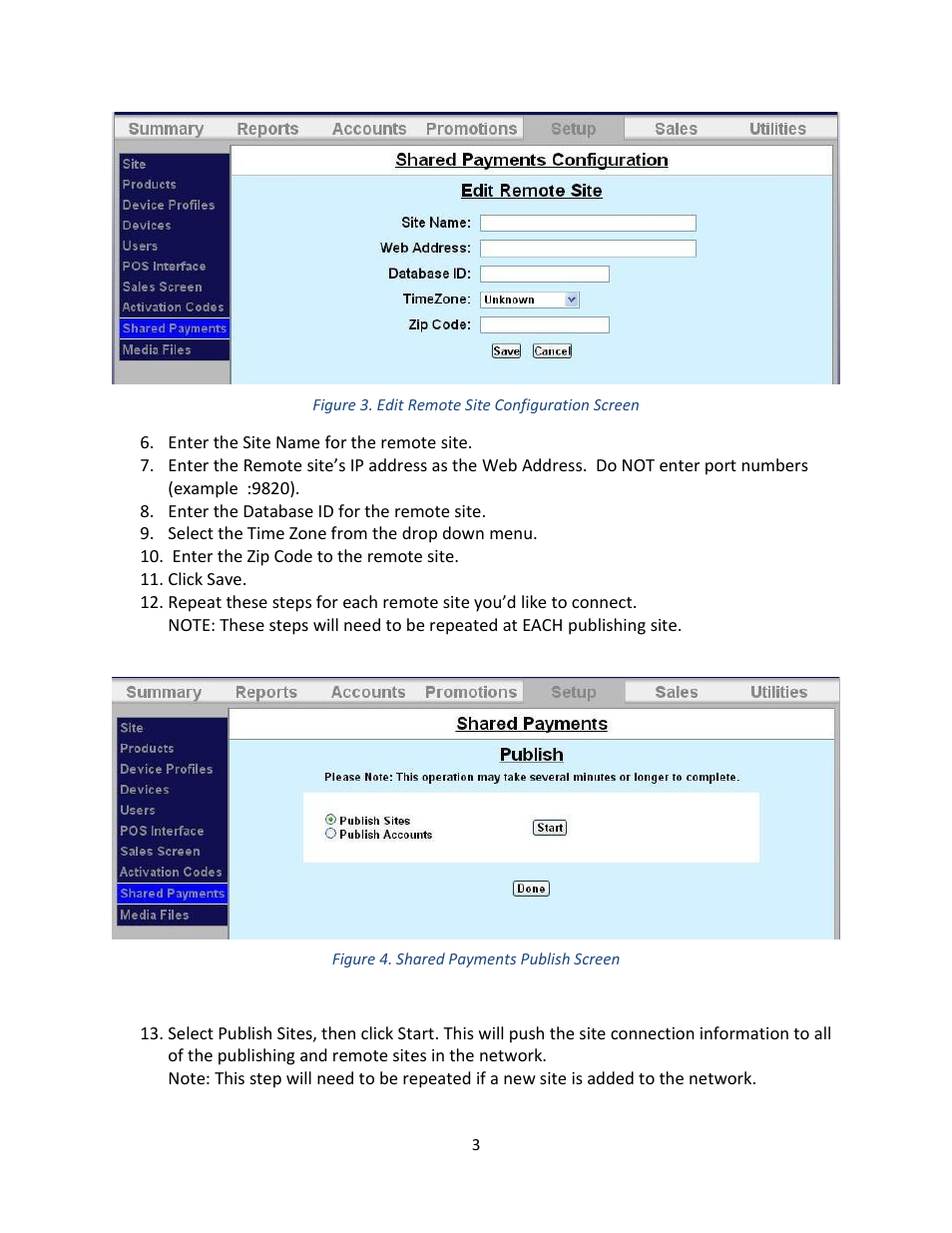 Unitec Multi-Site Accounts User Manual | Page 5 / 9