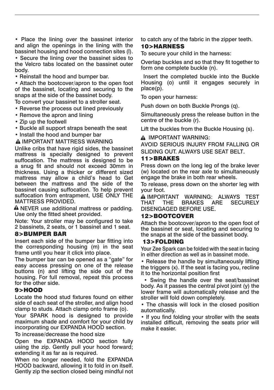 Valco Baby Spark Duo User Manual | Page 7 / 8