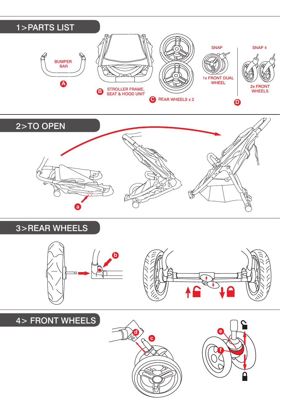 Valco Baby Snap User Manual | Page 3 / 8