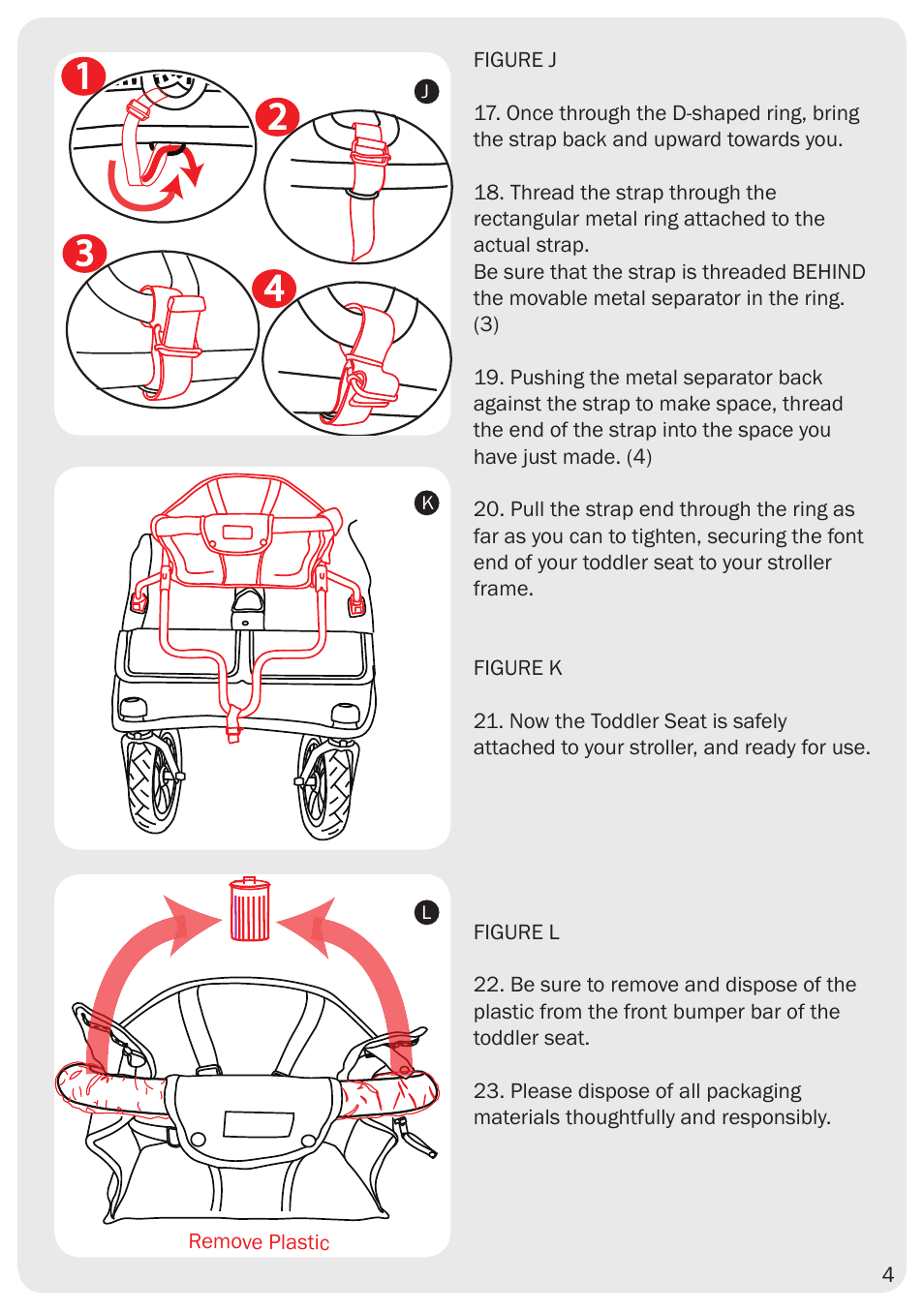 Valco Baby Twin Tri-mode Toddler Seat User Manual | Page 5 / 8