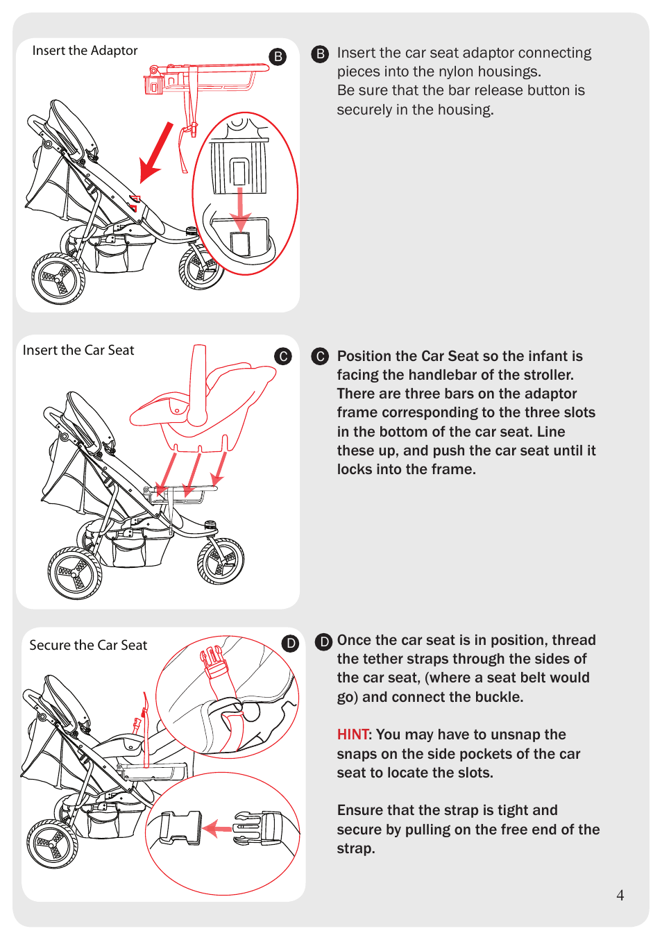 Valco Baby Tri-mode Graco User Manual | Page 5 / 8