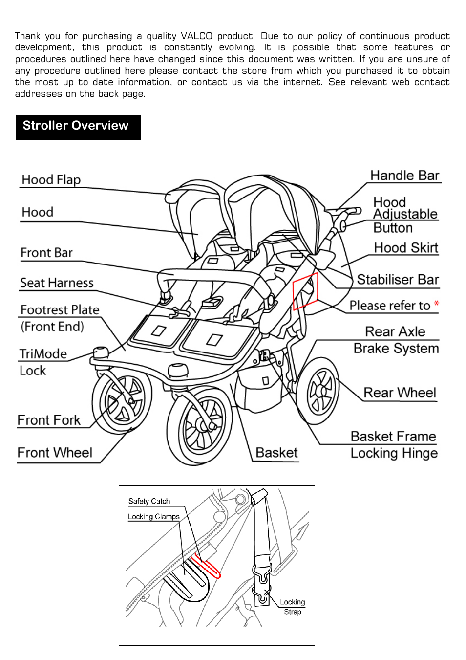 Valco Baby Twin Tri Mode User Manual | Page 2 / 16