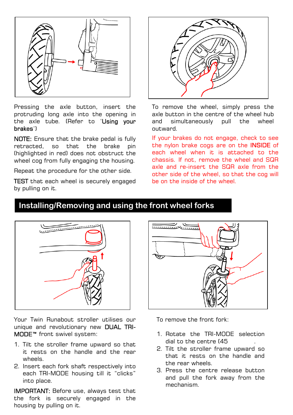 Valco Baby Twin Tri Mode User Manual | Page 6 / 16