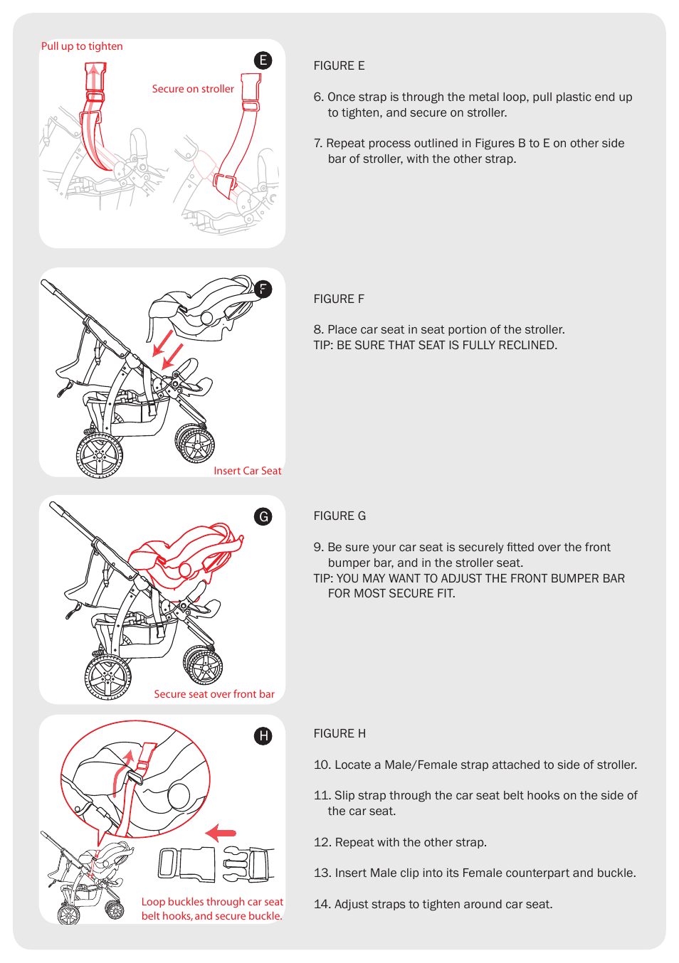 Valco Baby Latitude Graco/Britax Car Seat Adaptor User Manual | Page 3 / 4