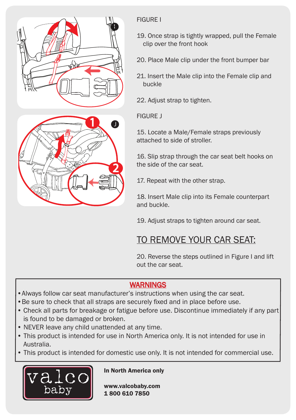 Valco Baby Twin Latitude Maxi Cosi Car Seat Adaptor User Manual | Page 4 / 4