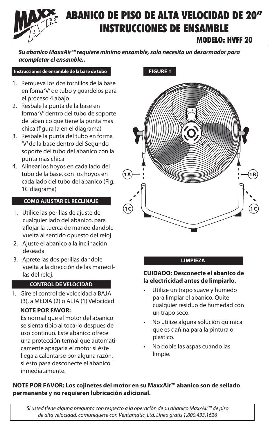 Modelo: hvff 20 | Ventamatic HVFF 20 User Manual | Page 4 / 4