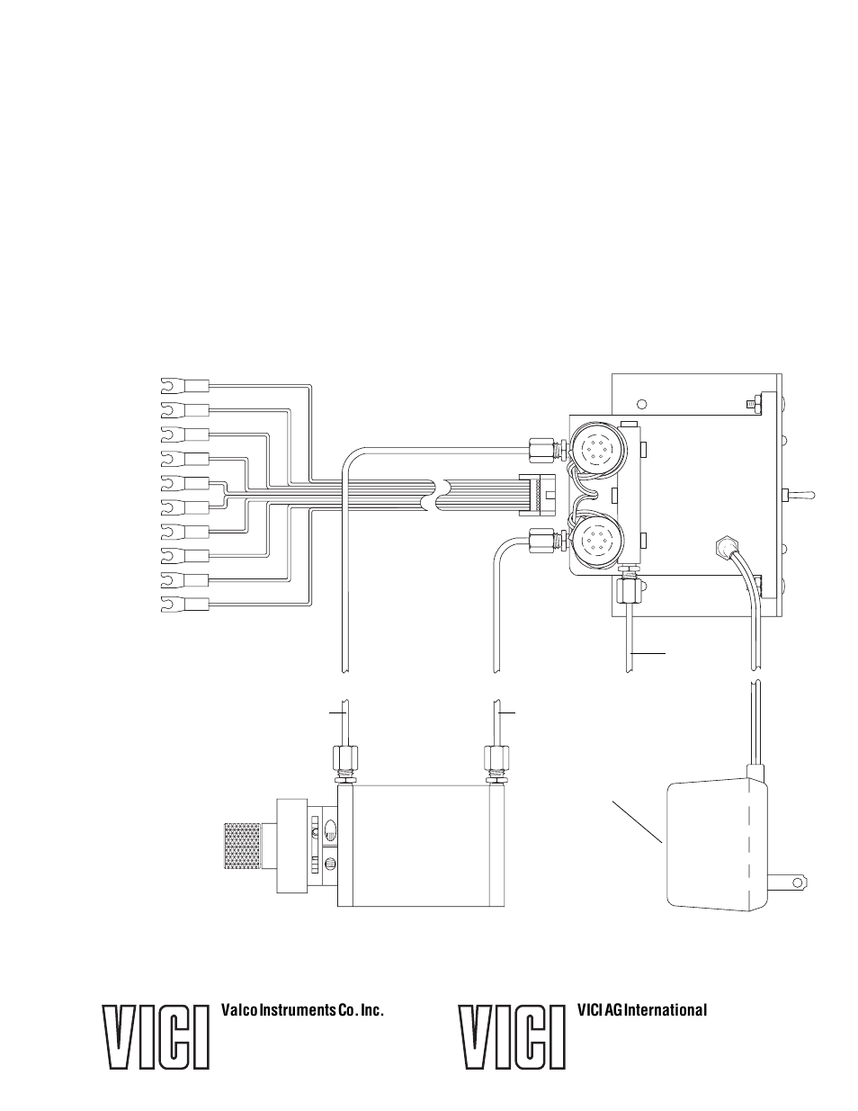 Operation by remote negative true logic, Use of remote leds, Vici ag international | Valco, Instruments | VICI DVI User Manual | Page 3 / 3