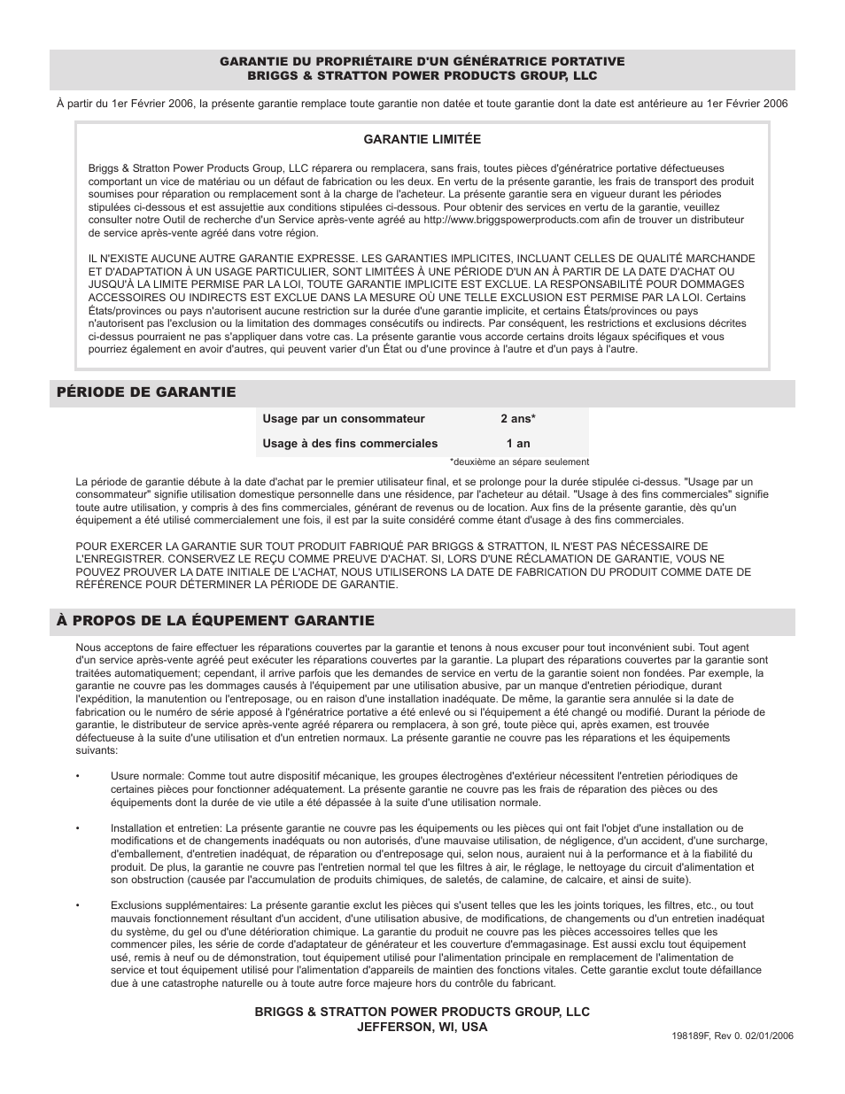 Briggs & Stratton 30236 User Manual | Page 49 / 72