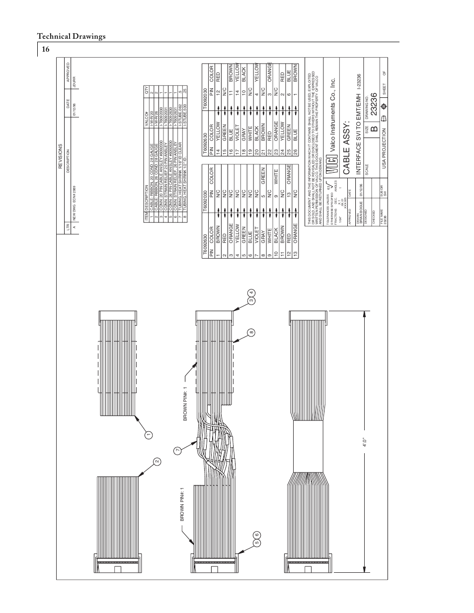 Technical drawings, Valco instruments co., inc | VICI SVI User Manual | Page 20 / 21